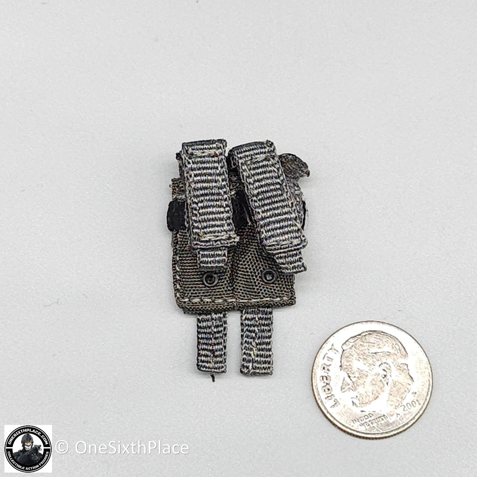 1:6 scale Easy & Simple ZERT Juggernaut Sully Gray Pistol Ammo Pouch