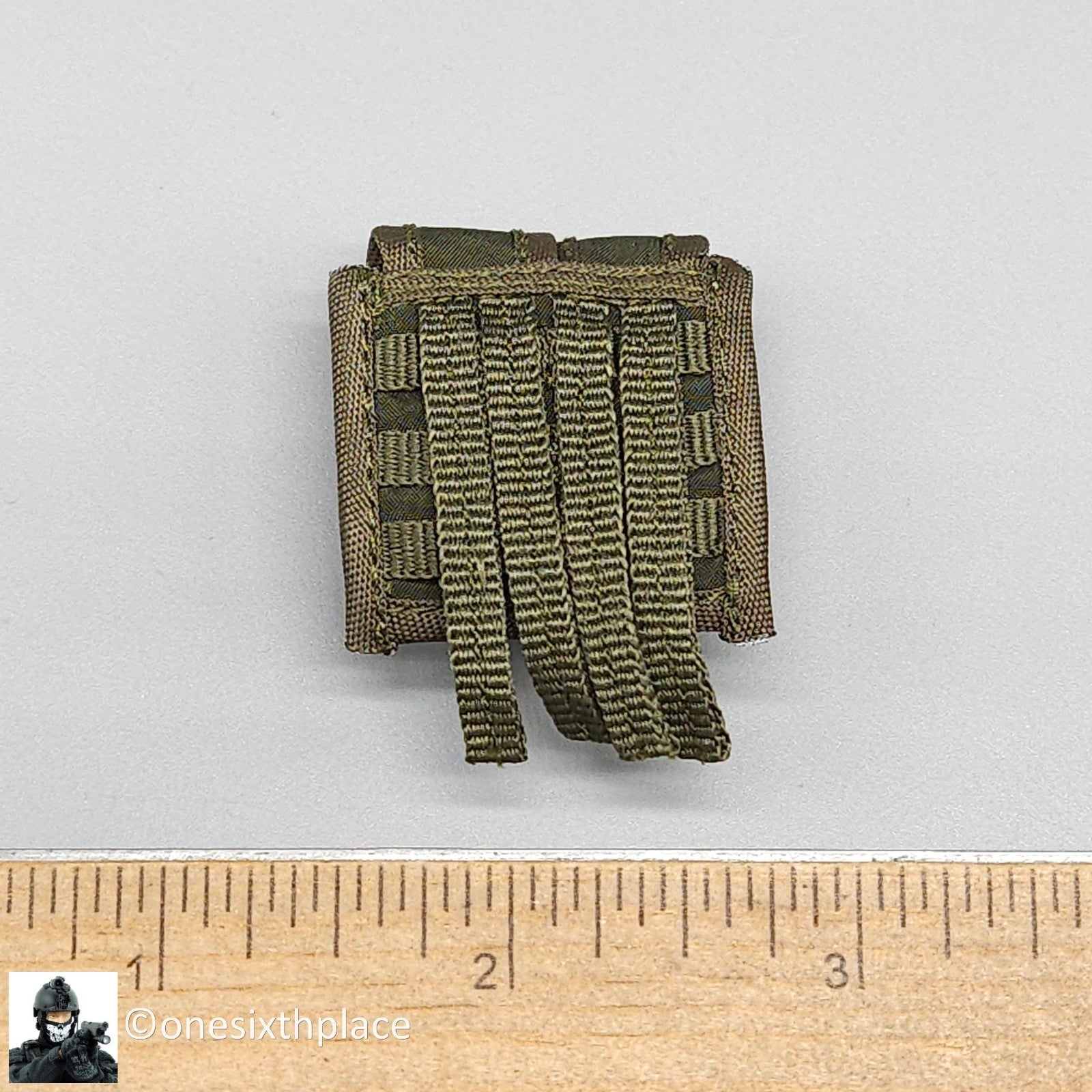1:6 Easy & Simple Delta Force Chronology 2006 Green Double Rifle Mag Pouch