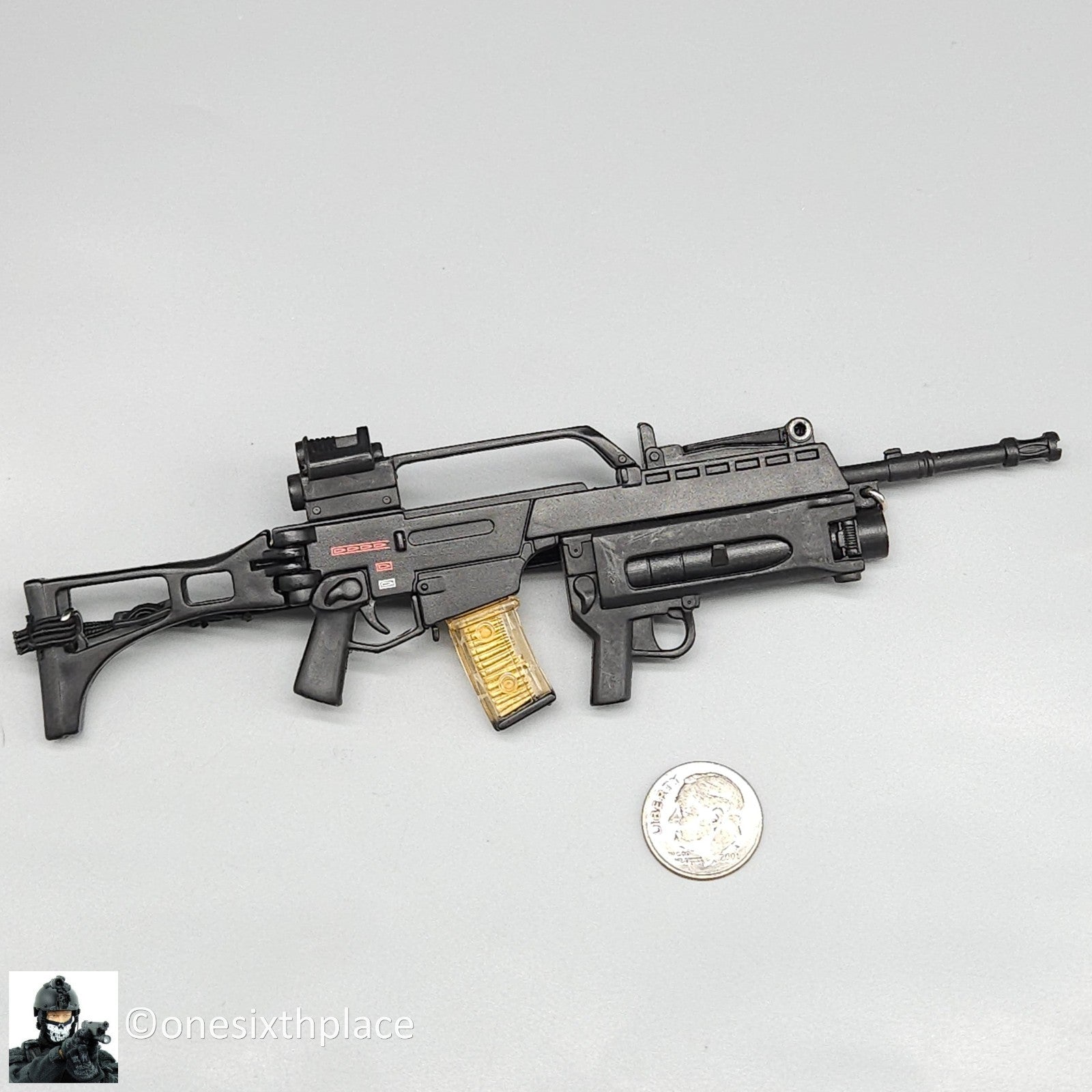 1:6 scale Hasbro G36 Rifle w/ Grenade Launcher for 12" Figures