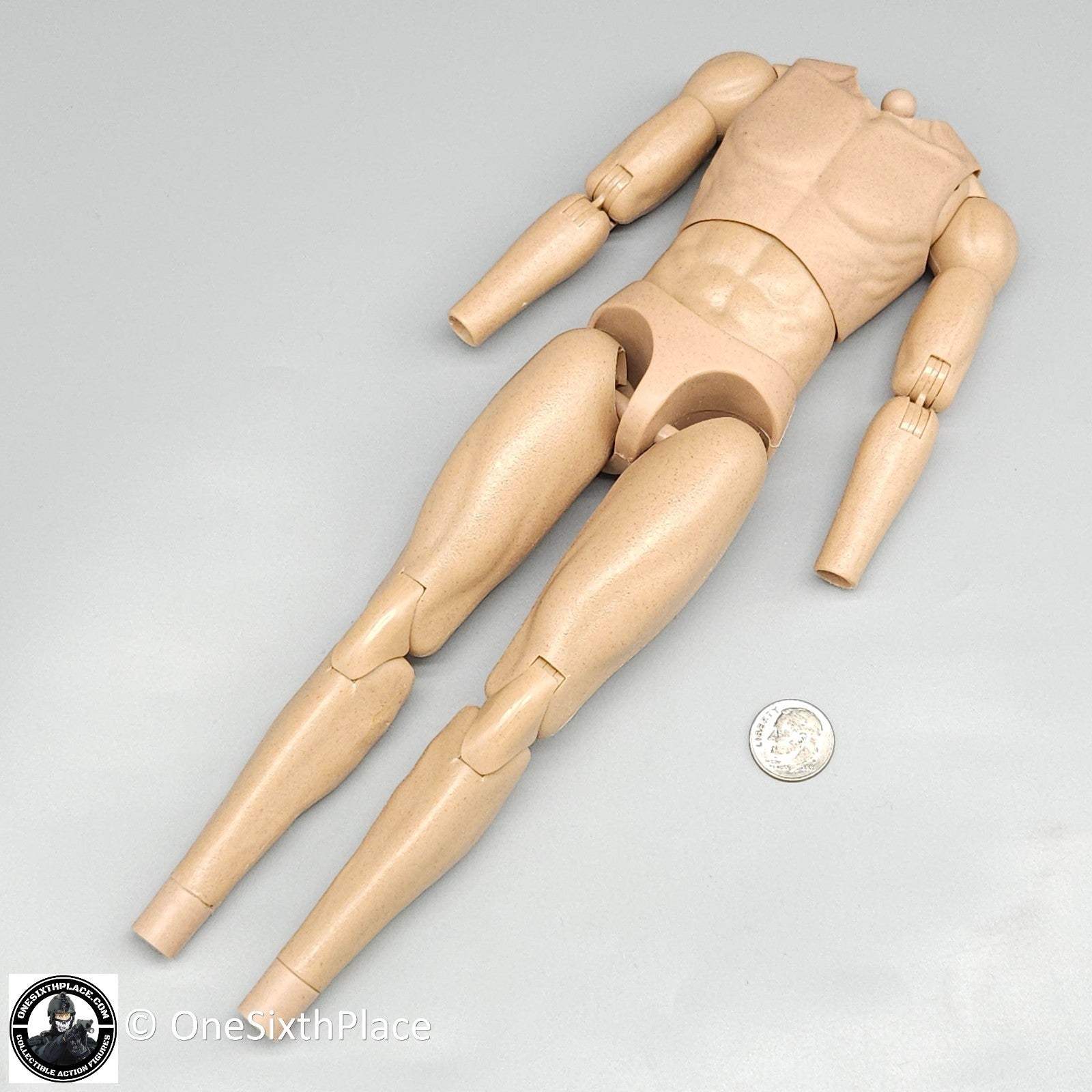 1:6 Easy & Simple Buddy 2.0 Male Nude Body (No Ankle Pegs) for 12" Figures