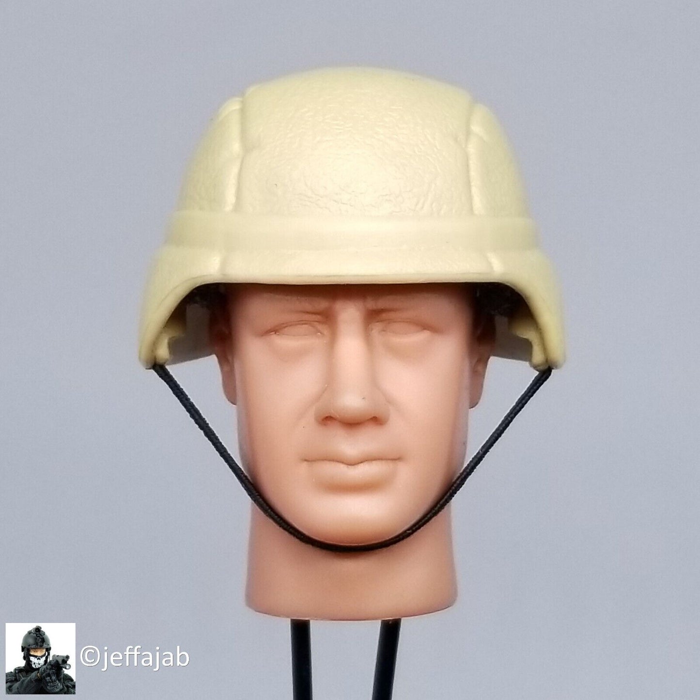 1:6 Hasbro GI Joe Desert Tan PASGT Helmet (Plastic) for 12" Figures