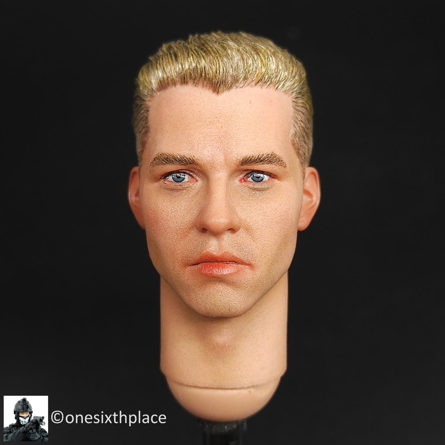 1:6 DID US Navy F-14 Pilot Tom & Nick "Iceman" Head Sculpt for 12" Figures