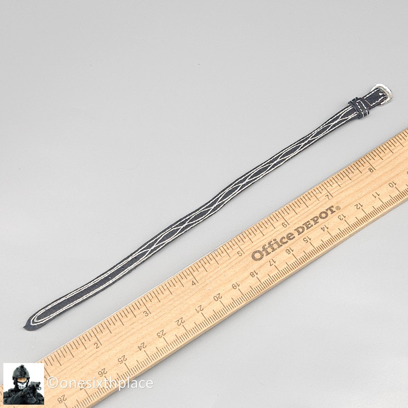 1:6 scale Easy & Simple Coalition Forces Black Belt for 12" Figure 26065SC