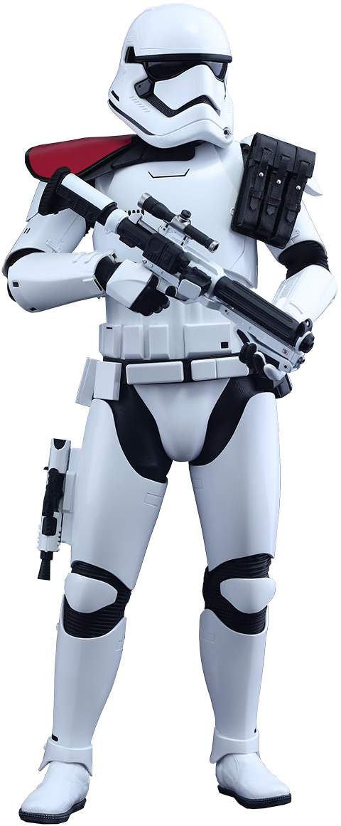 1:6 scale Hot Toys Star Wars First Order Stormtrooper Officer 12" Figure MMS334