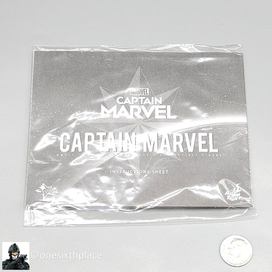 1:6 scale Hot Toys Captain Marvel Instructions Sheet for 12" Figures
