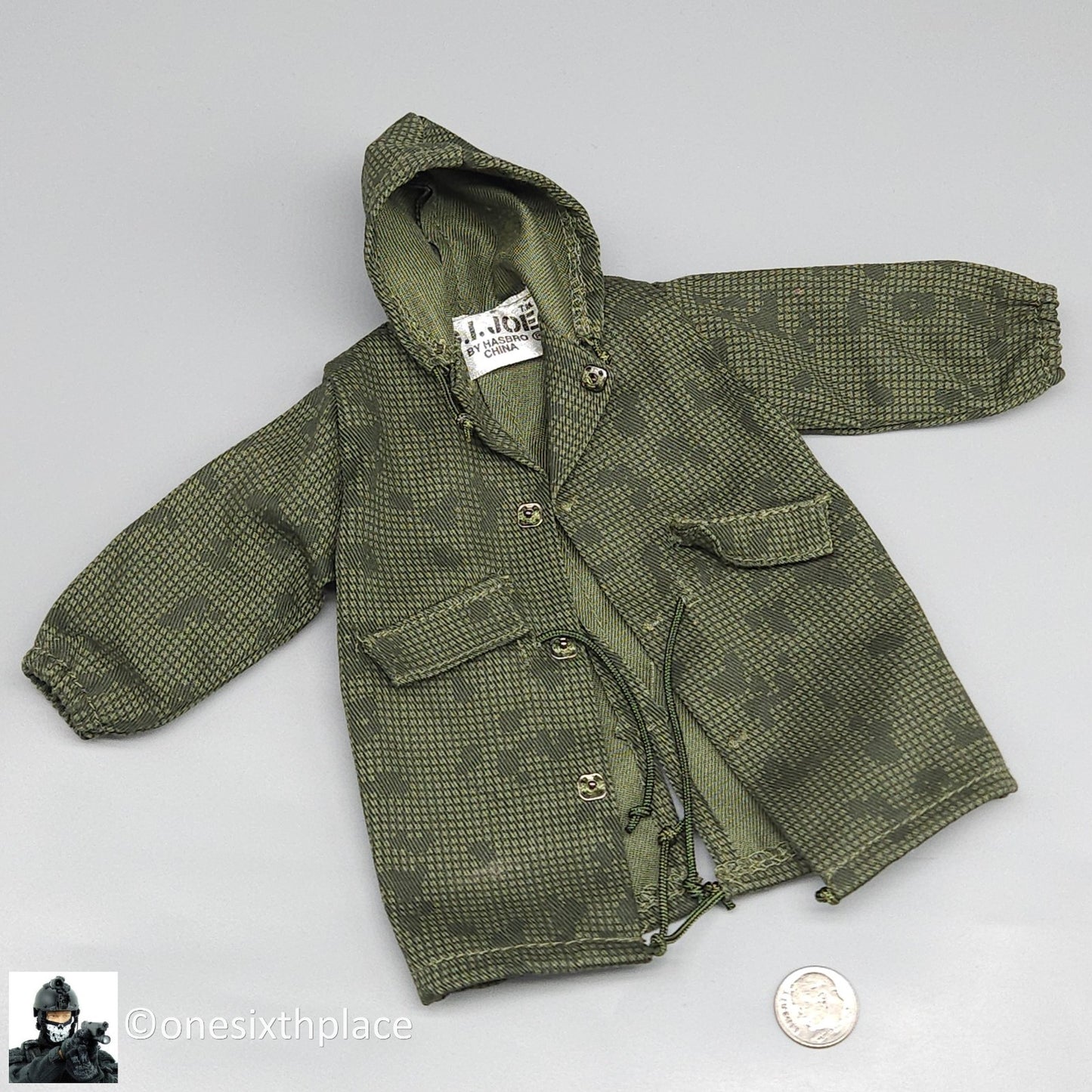 1:6 scale Hasbro GI Joe Desert Night Camo Parka Jacket for 12" Figures