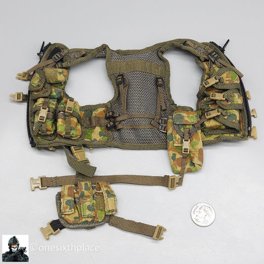1:6 scale BBI Australian SASR Sean Bannon Auscam Vest w/ Pouches for 12" Figures