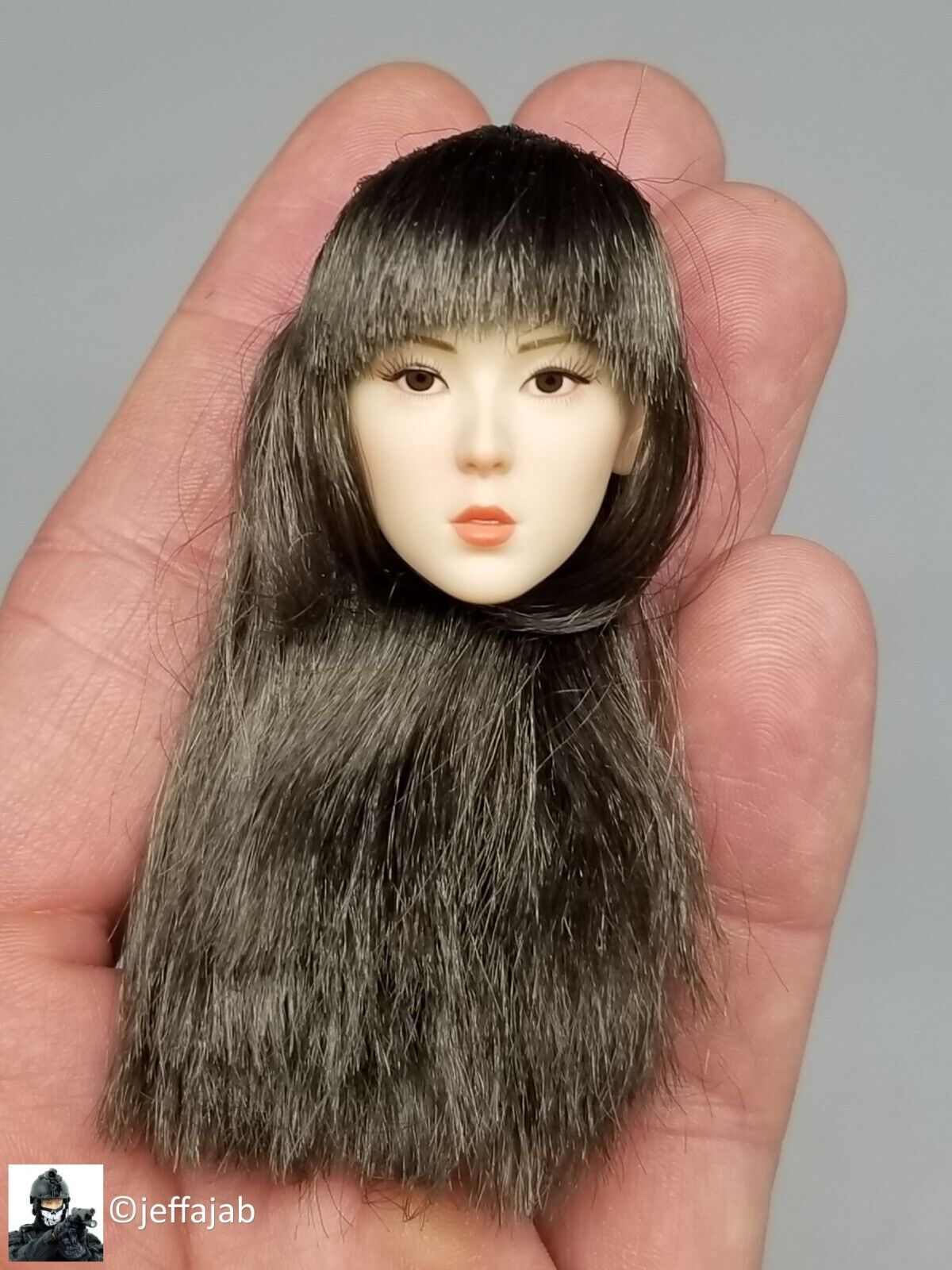1:6 Flagset School Girl Han MeiMei Female Asian Head Sculpt for 12" Figures
