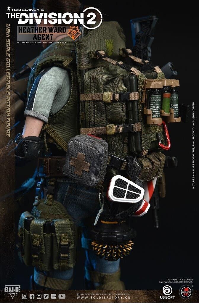 1:6 scale Soldier Story The Division 2 Agent Heather Ward Knee & Elbow Pads Set