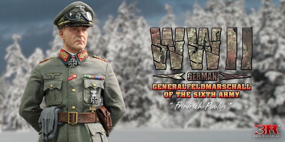 1:6 scale 3R WWII German Generalfeldmarschall 6th Army Friedrich Paulus GM655