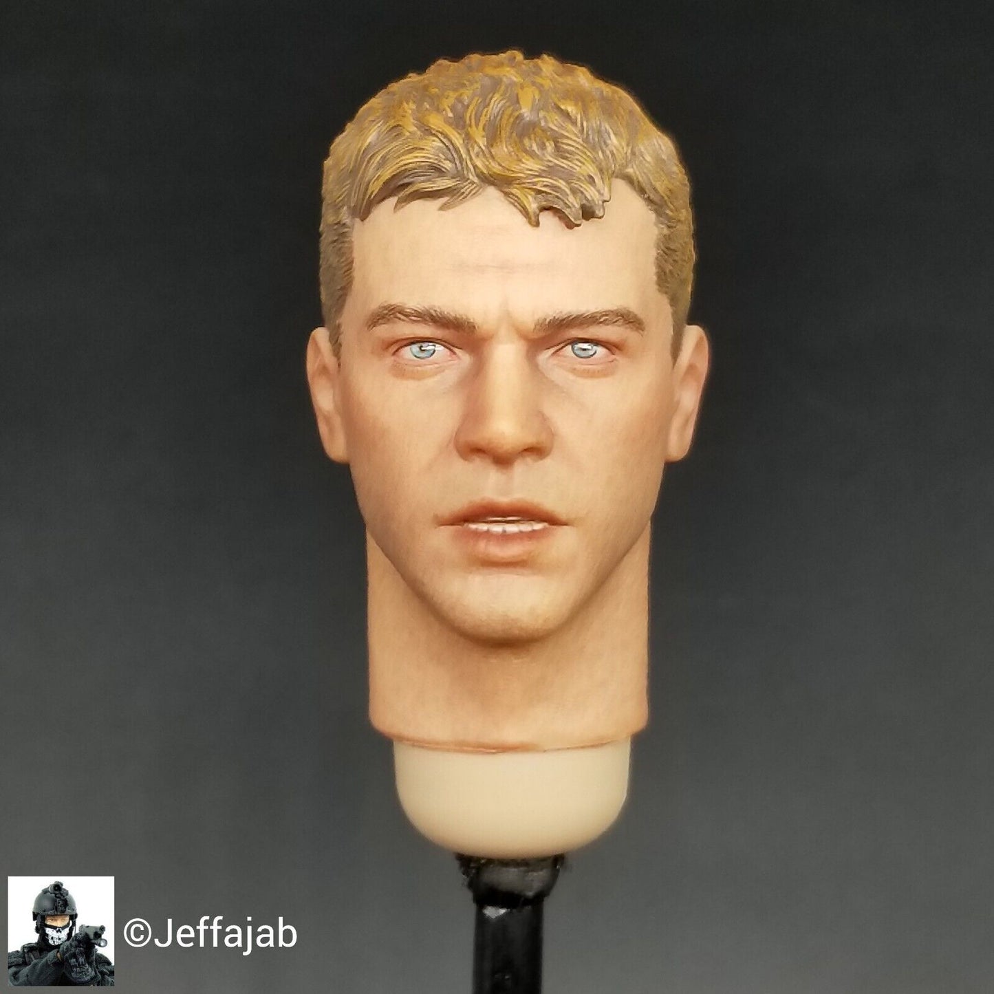 1:6 Facepool WWII US 101st Airborne Private Male Head Sculpt 12" GI Joe Dragon