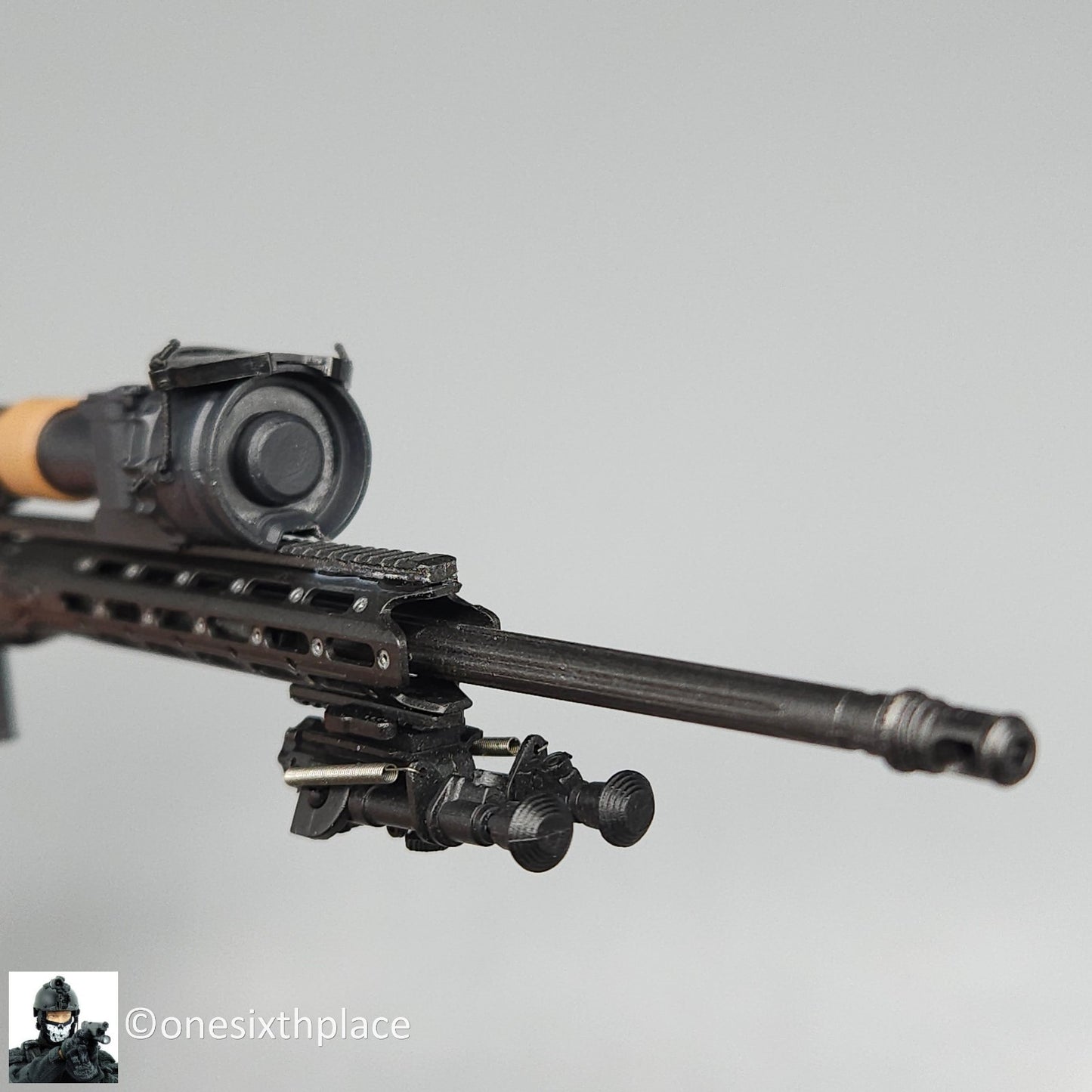 1:6 scale Easy & Simple Special Forces Sniper XM2010 .338 Rifle for 12" Figures