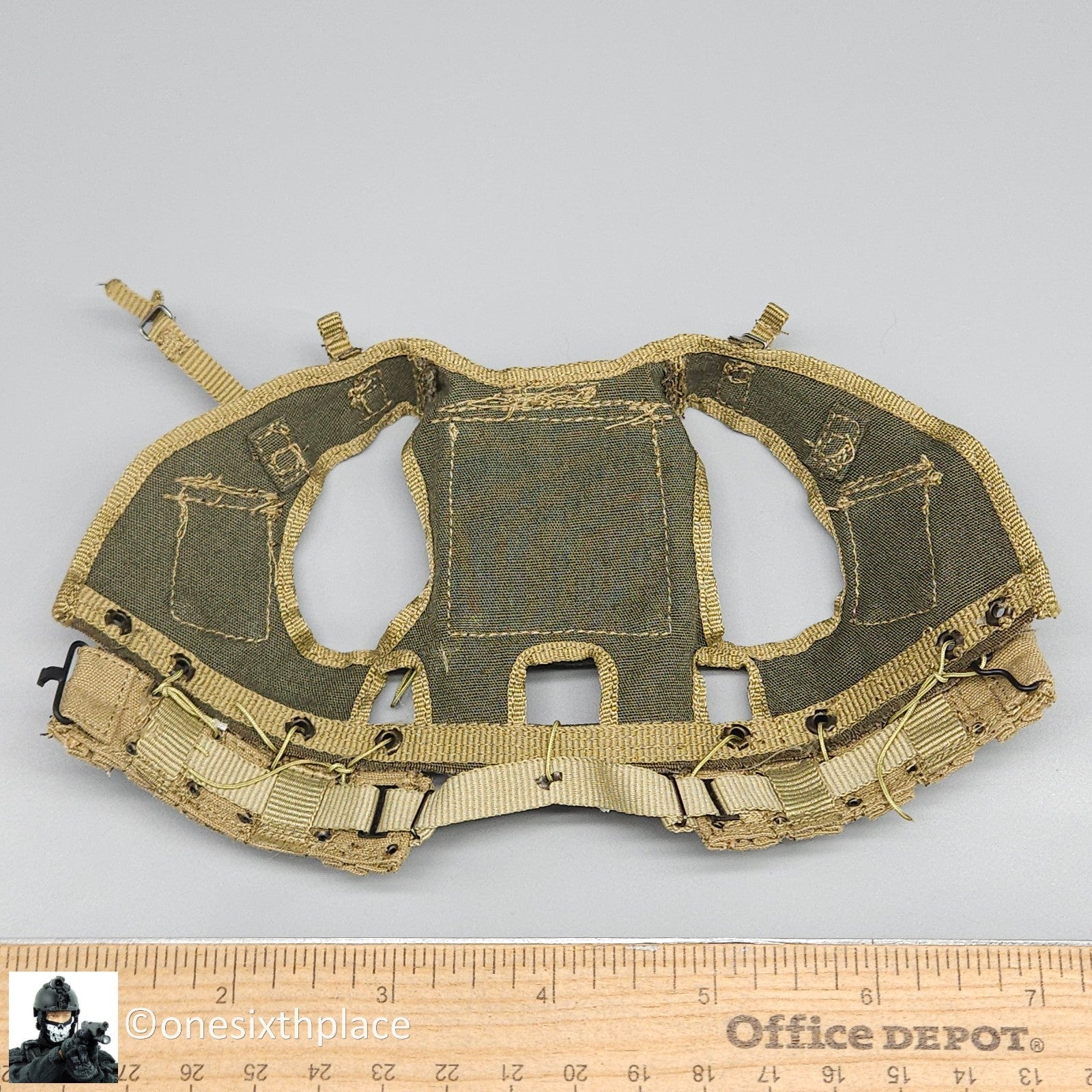1:6 DiD WWII US 2nd Ranger Sniper Jackson Assault Vest w/ Ammo Belt