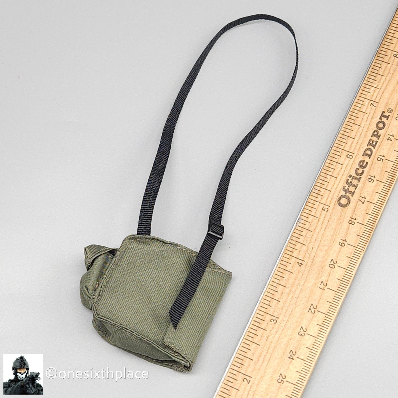1:6 scale Dragon DEVGRU Shane Gas Mask Bag Pouch for 12" Figures