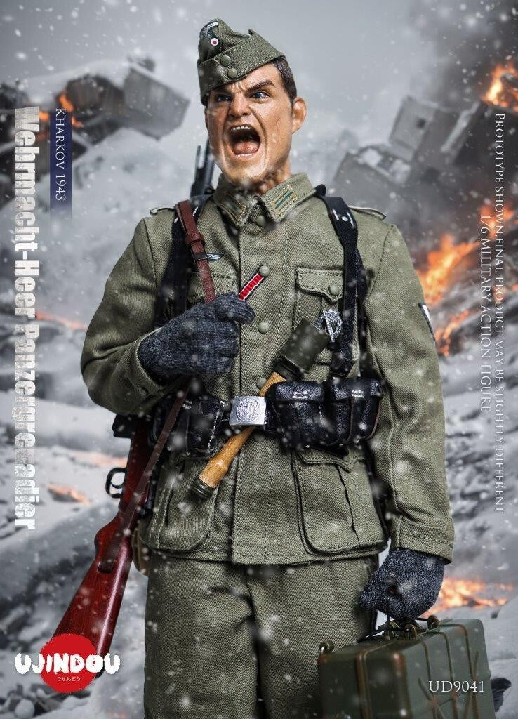 1:6 scale Ujindou WWII German Wehrmacht-Heer Panzergrenadier Kharkov 1943 Figure