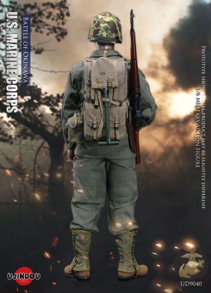 1:6 scale Ujindou WWII US Marine Corps in Okinawa M36 Belt w/ Suspenders