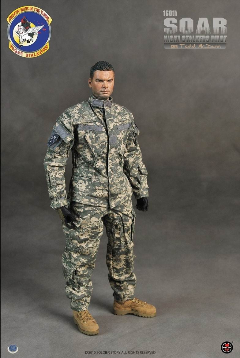 1:6 scale Soldier Story 160th SOAR Nightstalkers Pilot Todd McDunn 12" Figure