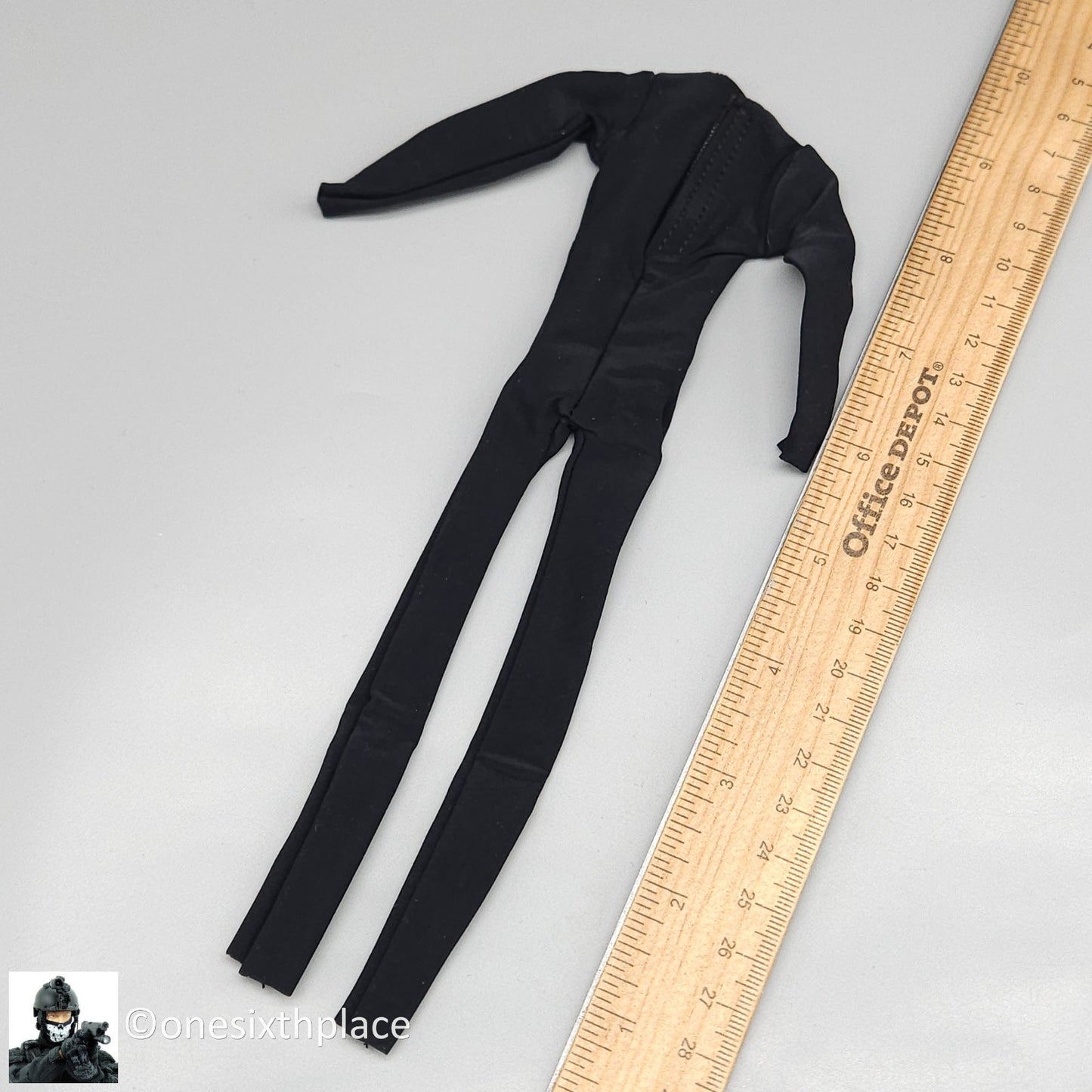 1:6 Triad Toys Female Hero Type 2.0 Black Bodysuit Outfit for 12" Figures