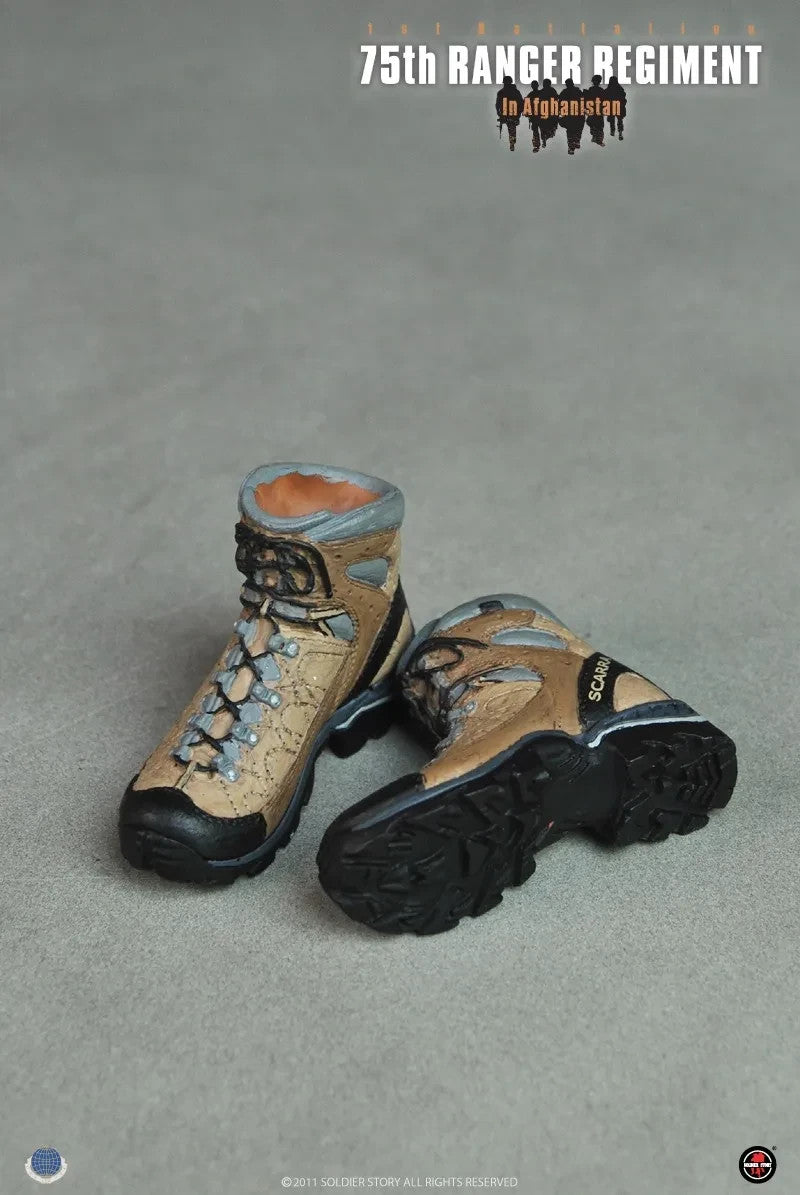 1:6 scale Soldier Story 75th Ranger Kailash Boots (Peg Type) for 12" Figures