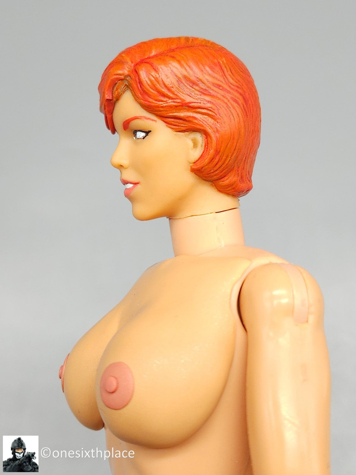 1:6 Mike T Cherry Custom GI Jane Female Body with Enhanced Bust Hair & Makeup