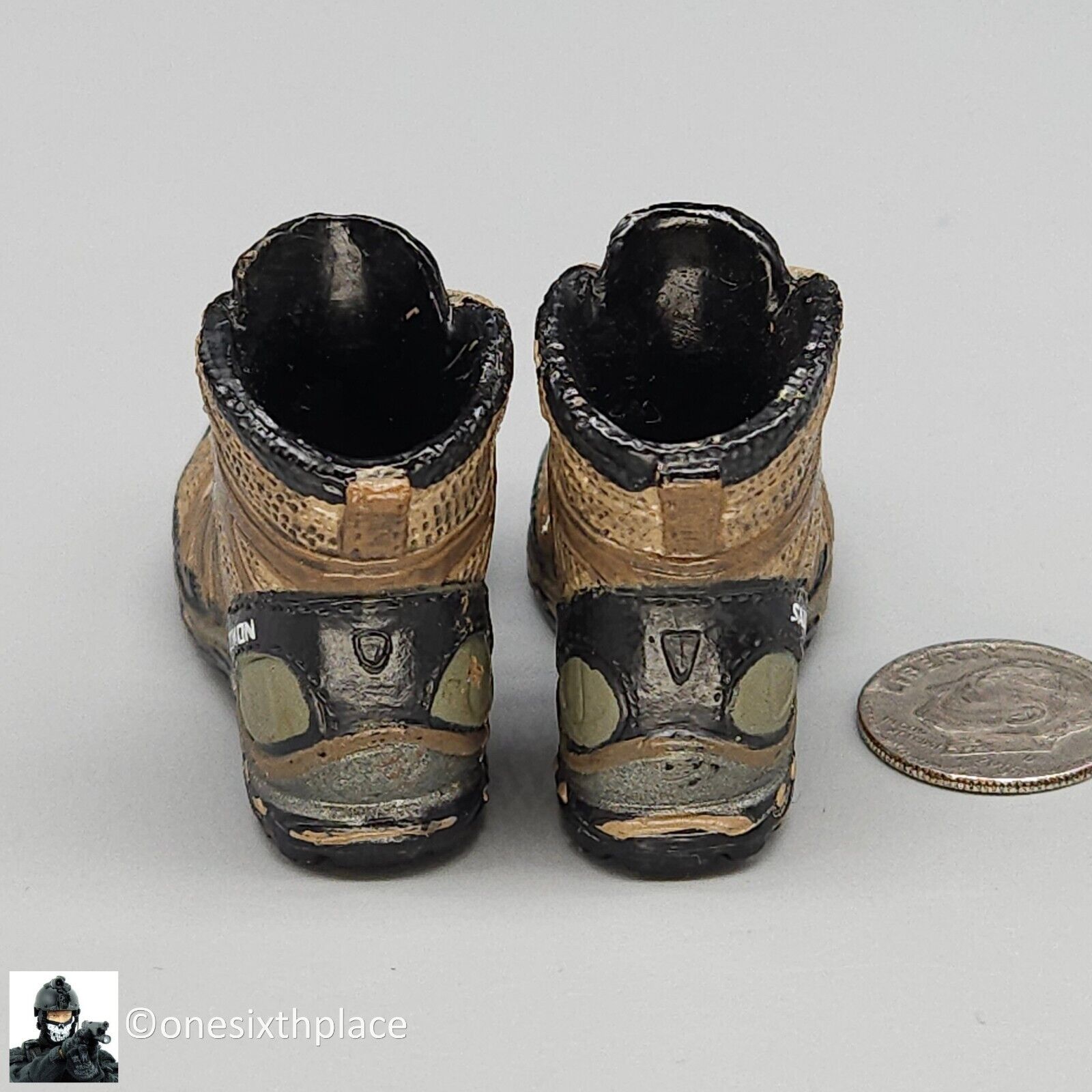 1:6 scale Easy & Simple Quest 4D GTX Boots (Peg Type) for 12" Figures