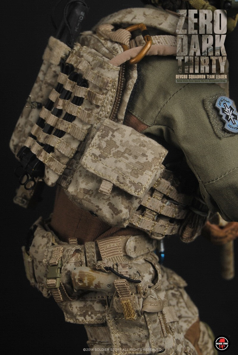 1:6 Soldier Story AOR1 Camo Pistol Mag Pouch for 12" Figures