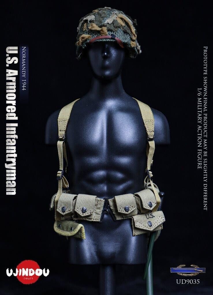 1:6 scale Ujindou WWII US Armored Infantryman First Aid Pouch for 12" Figure