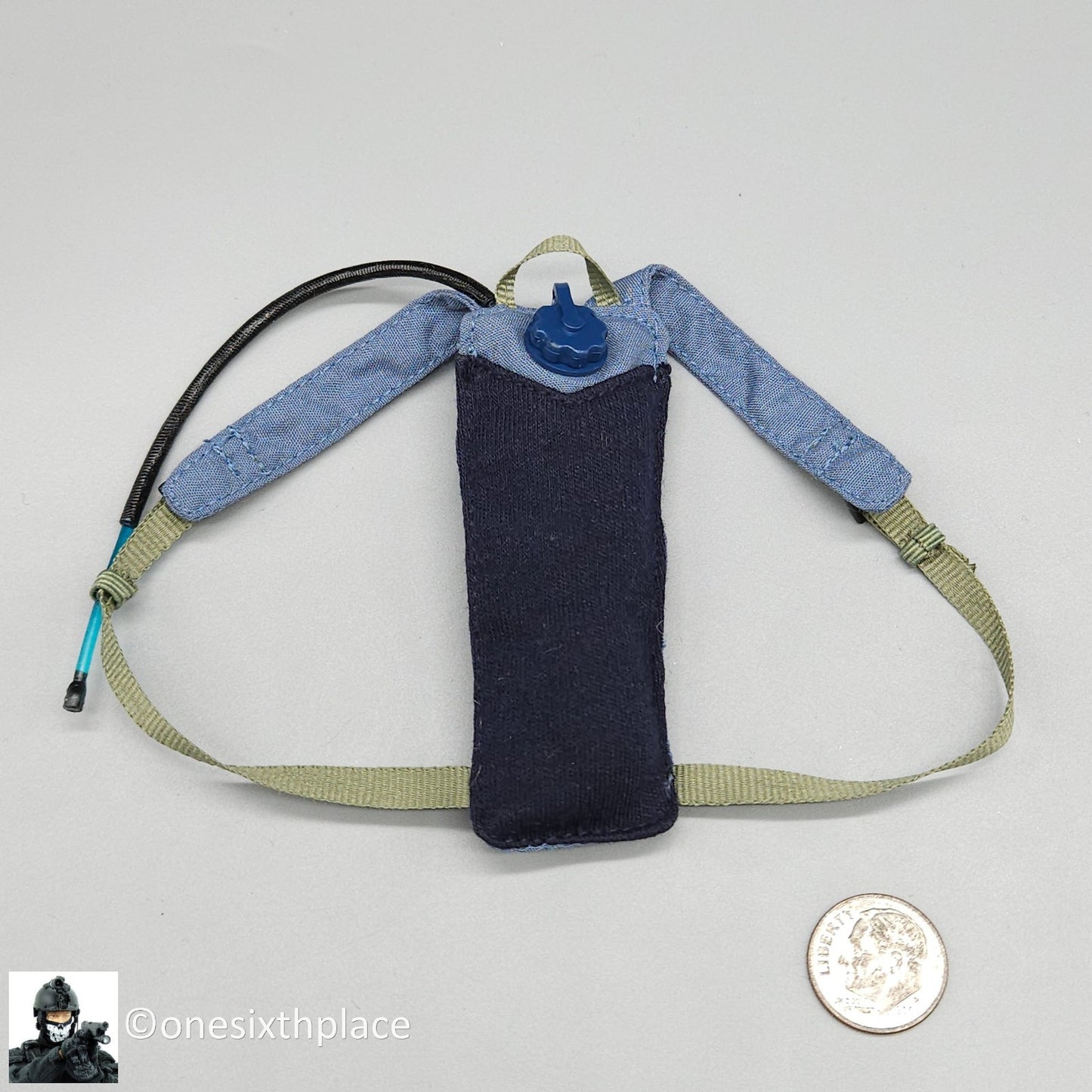 1:6 scale Dragon CIA Agent Jones Hydration Backpack for 12" Figures