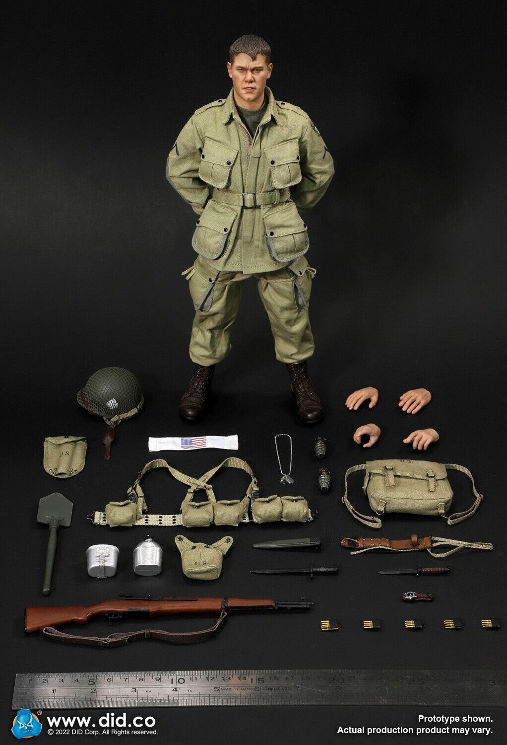 1:6 Scale DiD WWII US 101st Airborne Division Ryan 2.0 Standard Edition A80161