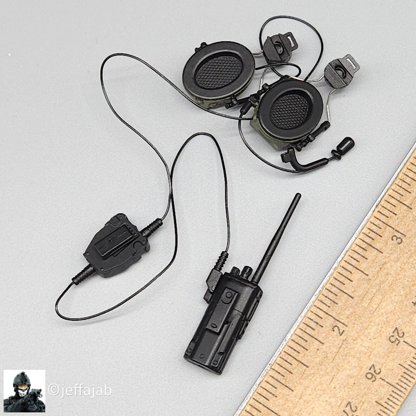1:6 Easy & Simple Russian FSB Spetsnaz ALPHA Radio w/ Headset for 12" Figures