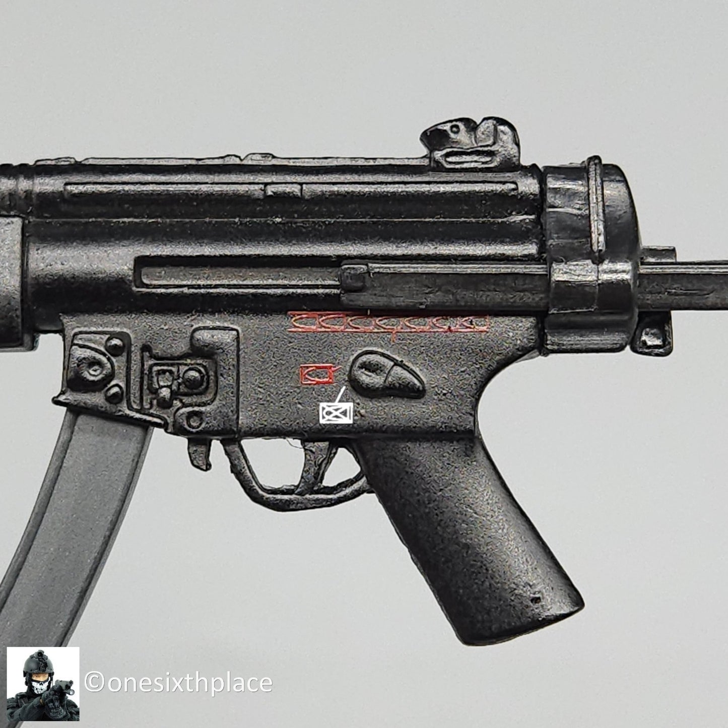 1:6 scale BBI Metal MP5 Submachine Gun (No Sling) for 12" Figures
