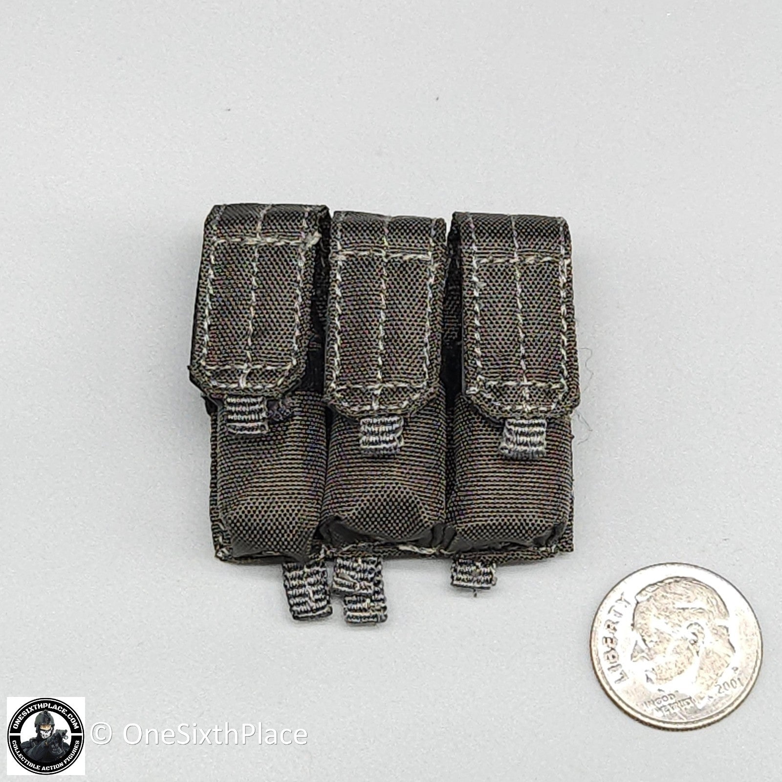 1:6 scale Easy & Simple ZERT Juggernaut Sully Gray 3 Cell M4 Ammo Pouch