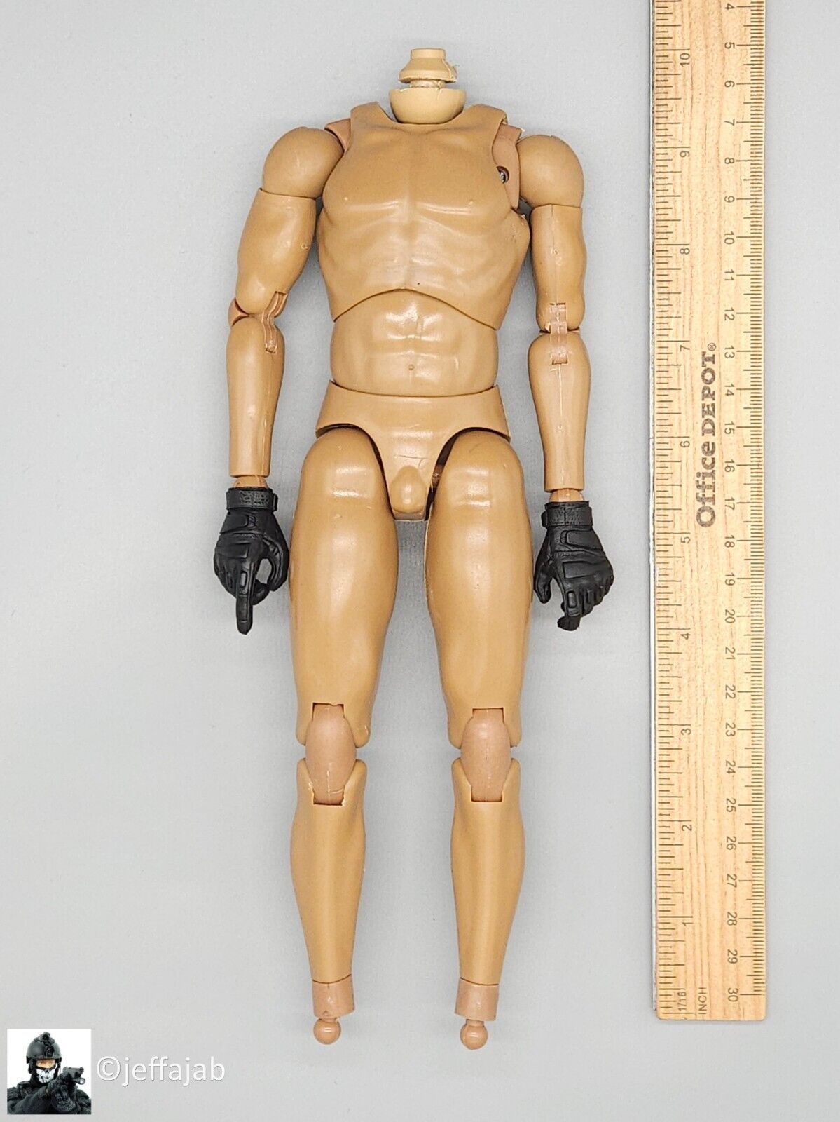 1:6 scale Mini Times CIA CQB Operator Male Body w/ Gloved Hands for 12" Figures