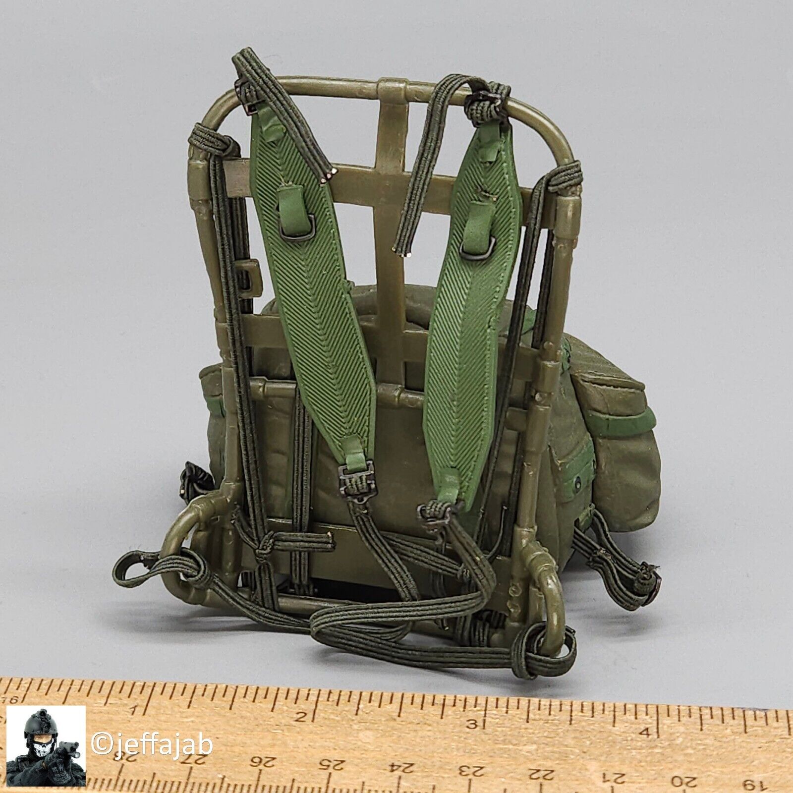 1:6 SOTW Vietnam US Rucksack Backpack & Frame (Plastic) for 12" Figures