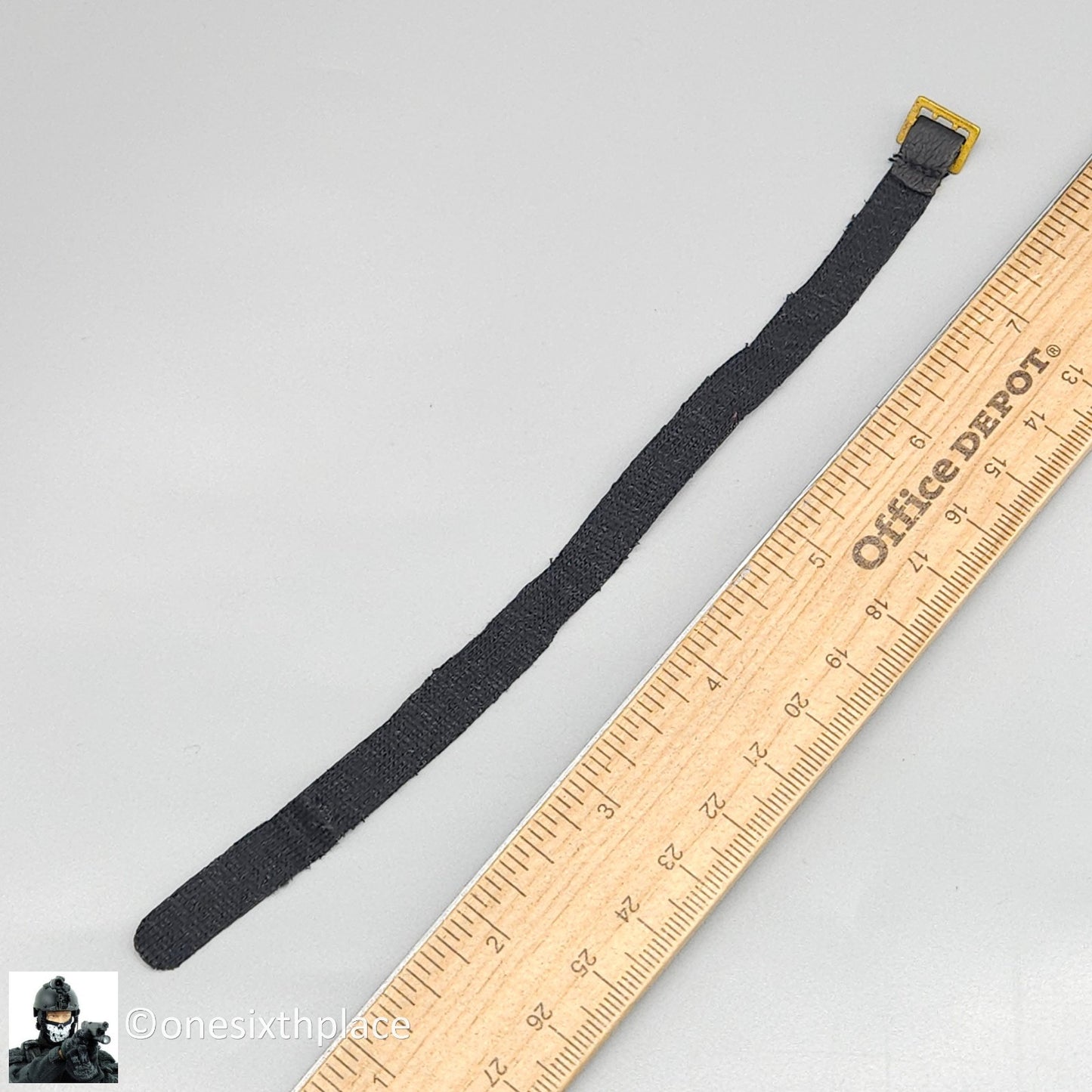 1:6 scale Sideshow Civil War Confederate Leather Belt w/ Buckle for 12" Figures