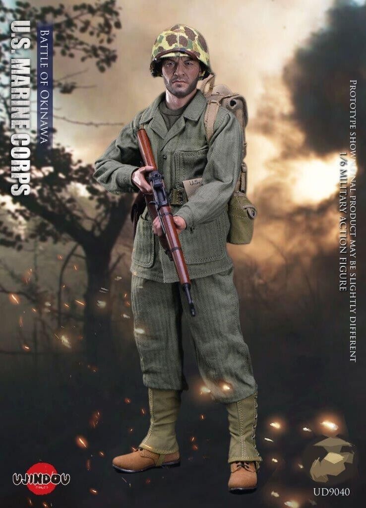1:6 scale Ujindou WWII US Marine Corps in Okinawa M36 Belt w/ Suspenders