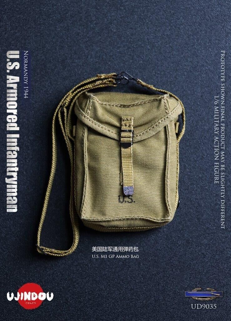 1:6 scale Ujindou WWII US Armored Infantryman GP M1 Ammo Bag Pouch