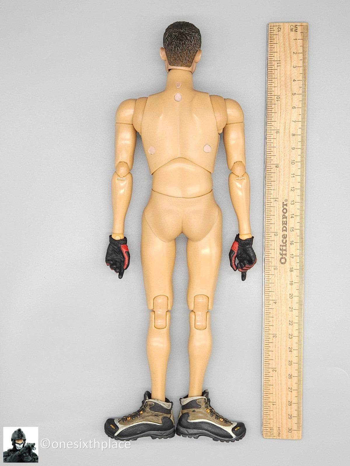 1:6 scale Soldier Story US Army FCS Male Body w/ Head Gloved Hands & Boots