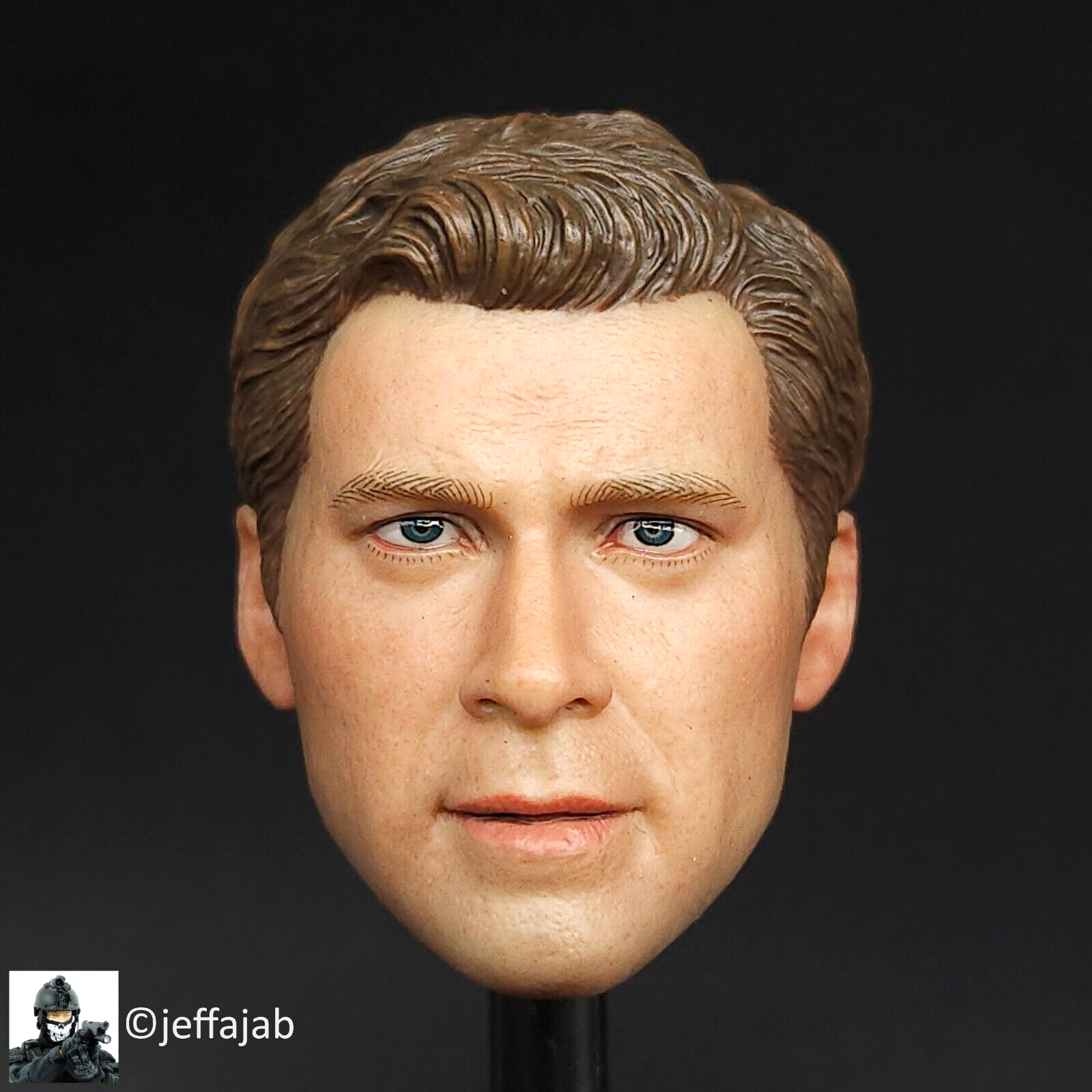 1:6 scale Soldier Story 82nd Airborne Male Head Sculpt for 12" Figures