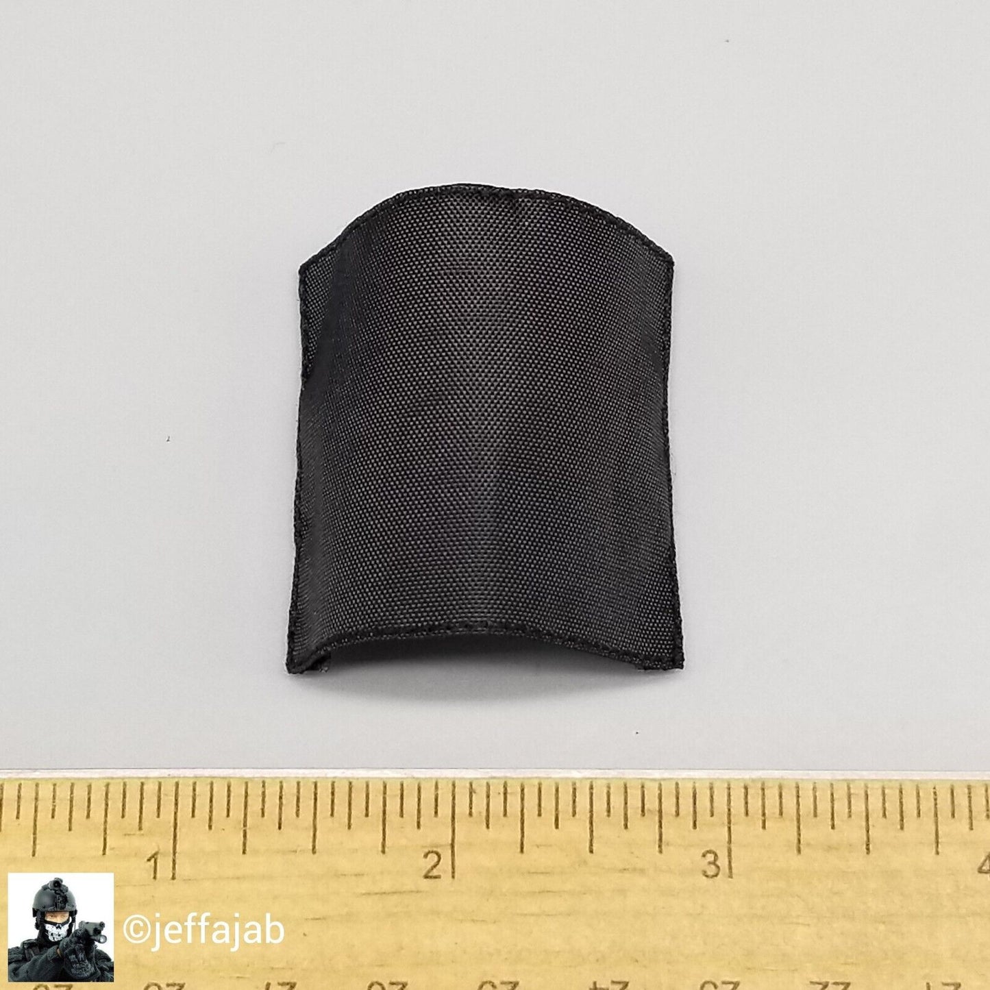 1:6 Easy & Simple SAD Low Profile Casual Black Captive Mask Hood 12" GI Joe PMC