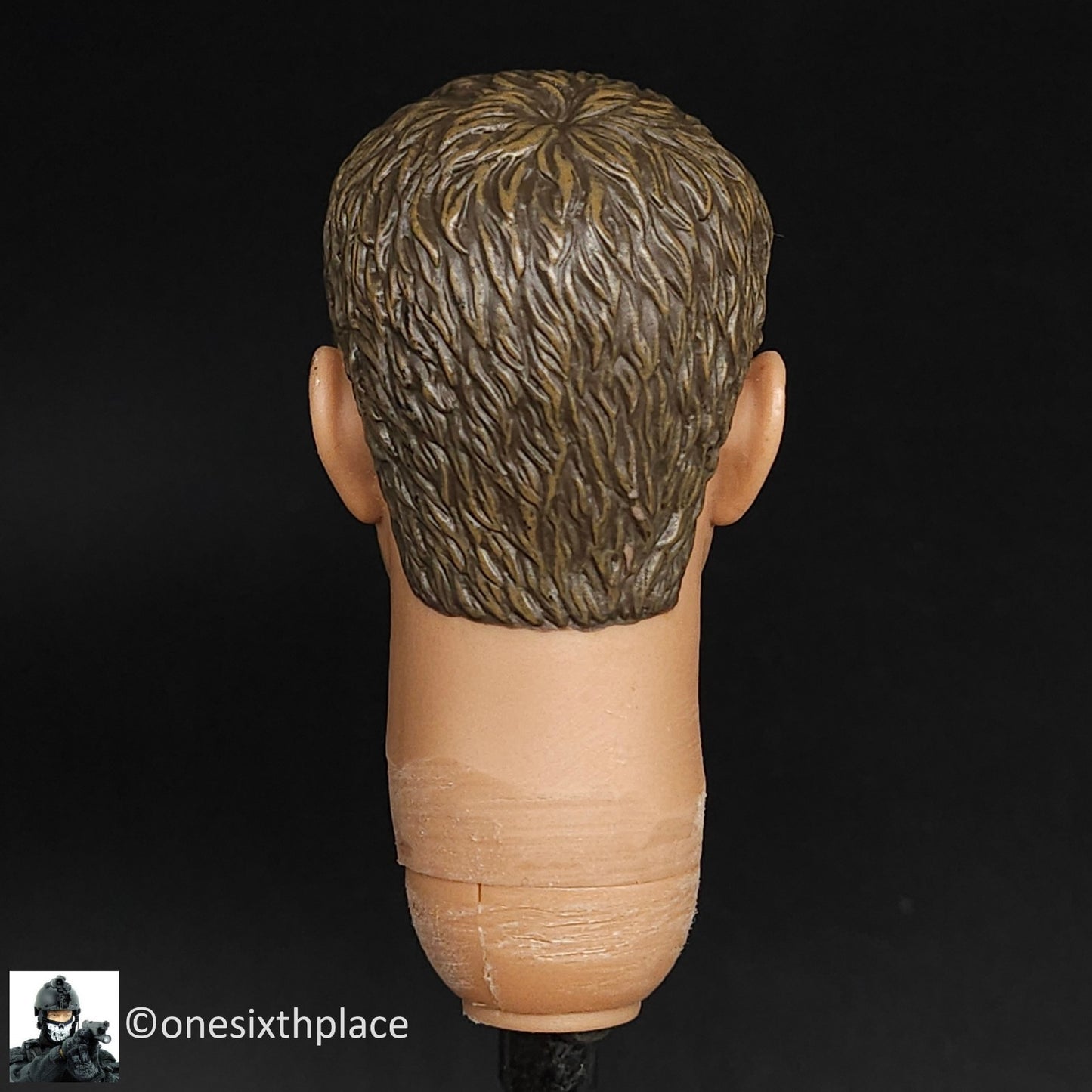 1:6 Hot Toys US Secret Service ERT Male Head Sculpt USED READ for 12" Figures