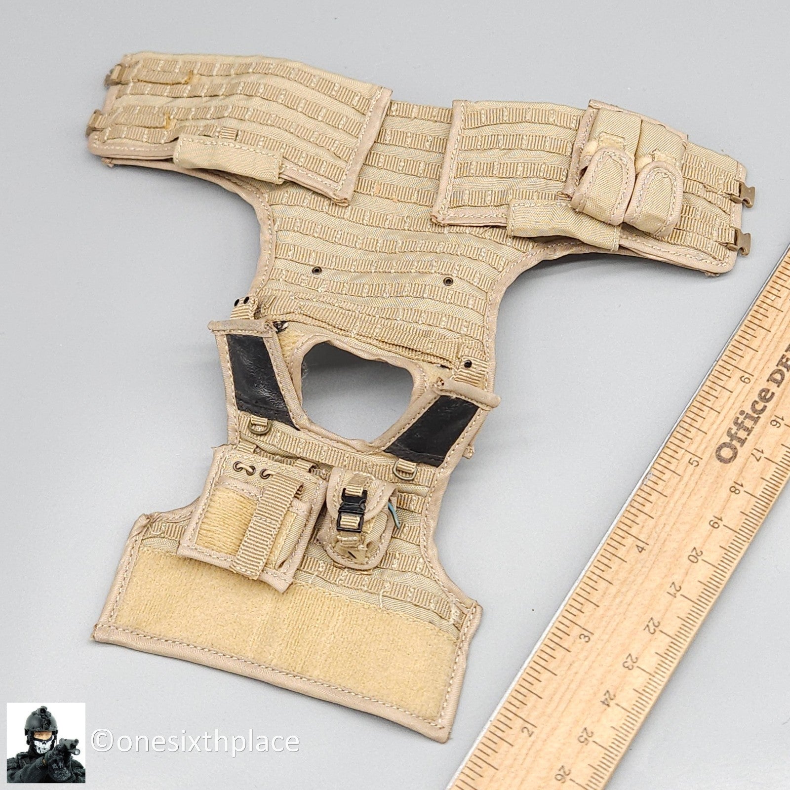 1:6 scale Damtoys British Army Minimi Gunner Osprey Assault Body Armor Vest