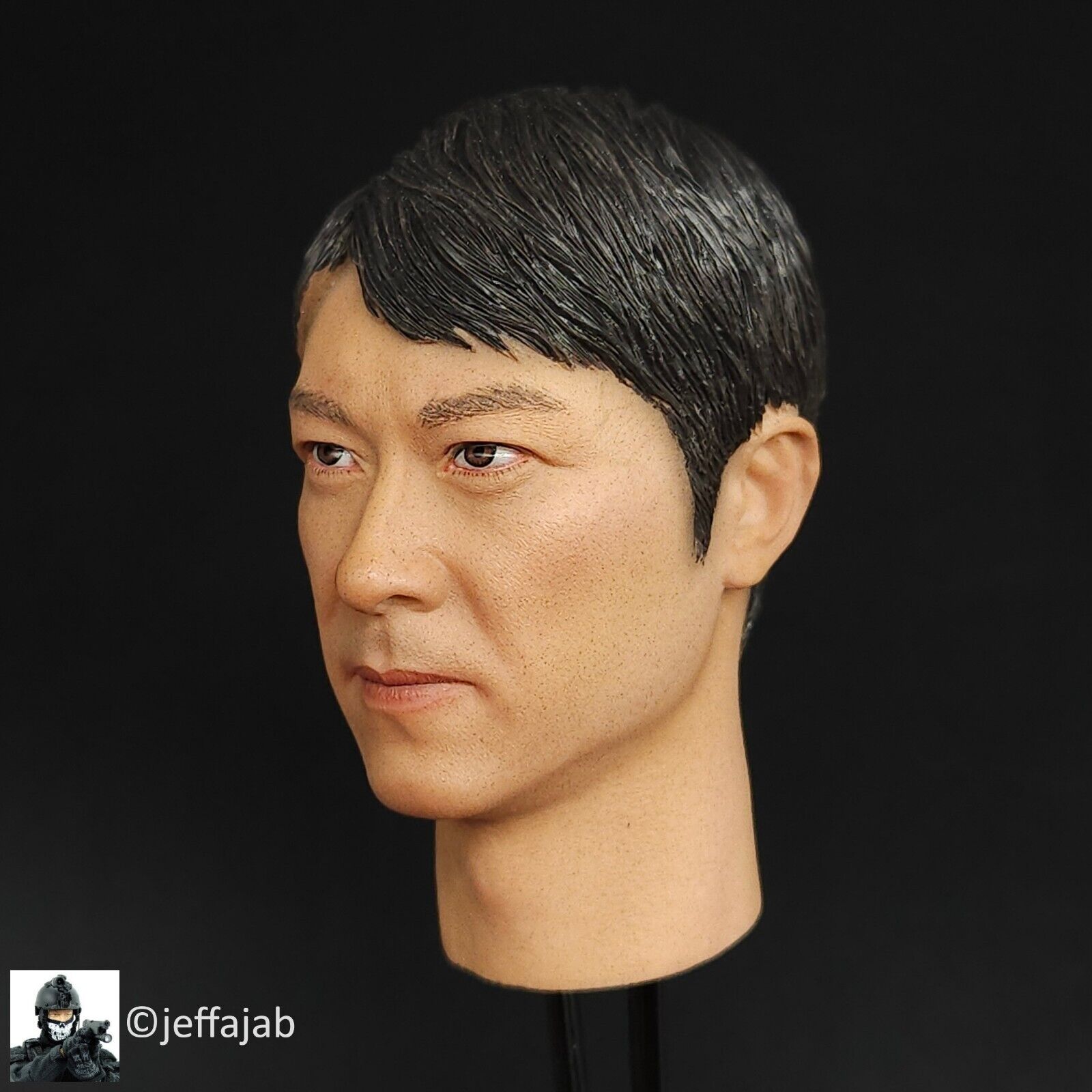1:6 DiD LAPT SWAT Takeshi Asian Male Head Sculpt 12" GI Joe Dragon BBI DamToys
