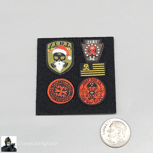 1:6 Easy & Simple ZERT Super Death Squad One Way Ticket Patches Set