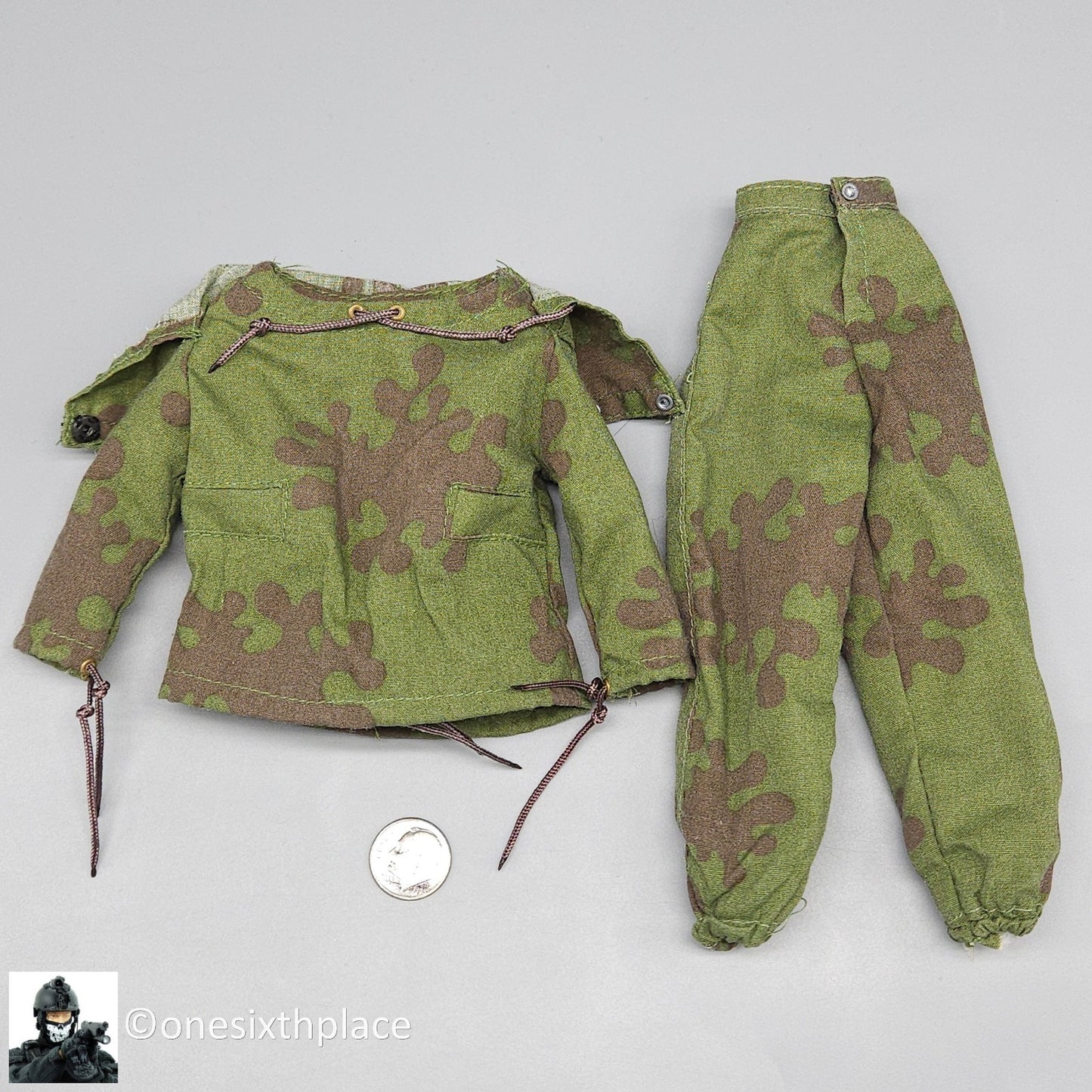 1:6 Dragon WWII Russian Female Sniper Svetlana Camo Uniform for 12" Figures
