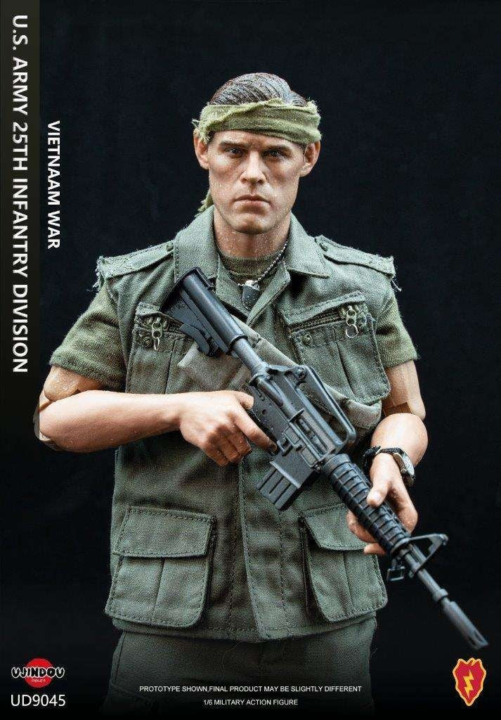 1:6 Ujindou Vietnam US Army 25th Infantry Division "Elias" Head Sculpt