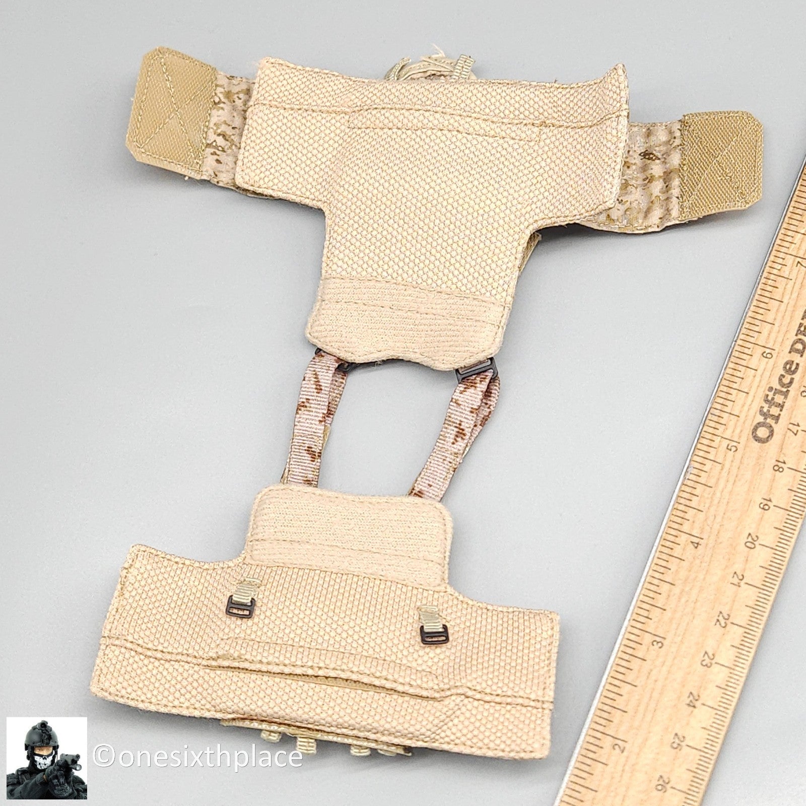 1:6 Easy & Simple Frozen Night Assault AOR1 Plate Carrier w/ MP7 Pouches