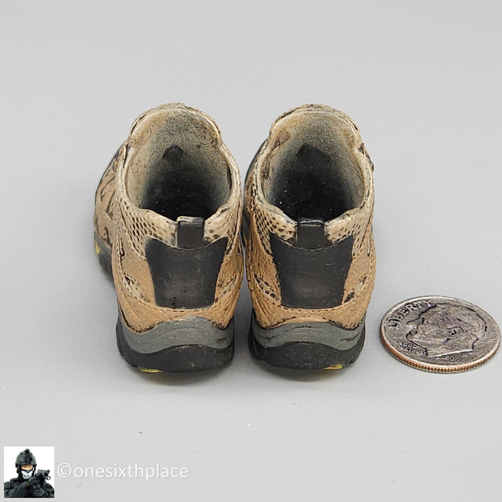 1:6 scale Easy & Simple Merrell Moab Hiking Boots (Peg Type) for 12" Figures