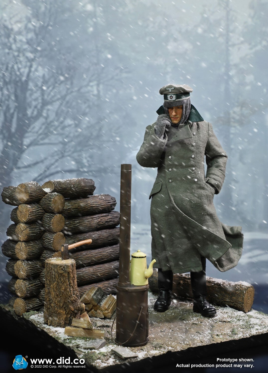 1:6 Scale DiD WWII German Stove Diorama Set for 12" Action Figures E60067