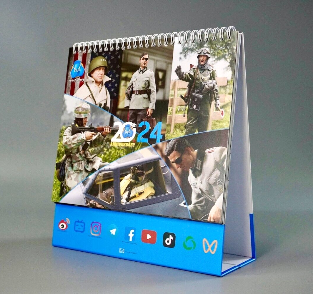 1:6 scale DiD 20th Anniversary Collector's Edition 2024 Desk Calendar